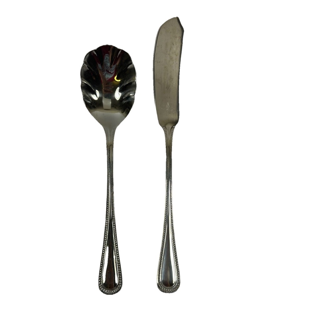 CU18 Cuisinart 18/10 Stainless Sugar Spoon Condiment Knife Set